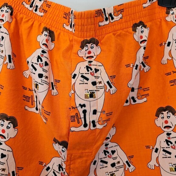 Hasbro Vintage Retro OPERATION Boardgame 2001 Orange Boxers XL - Picture 2 of 6